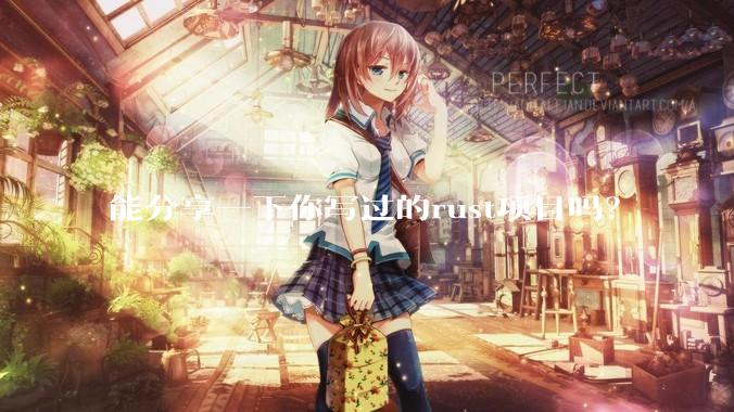 能分享一下你写过的rust项目吗？